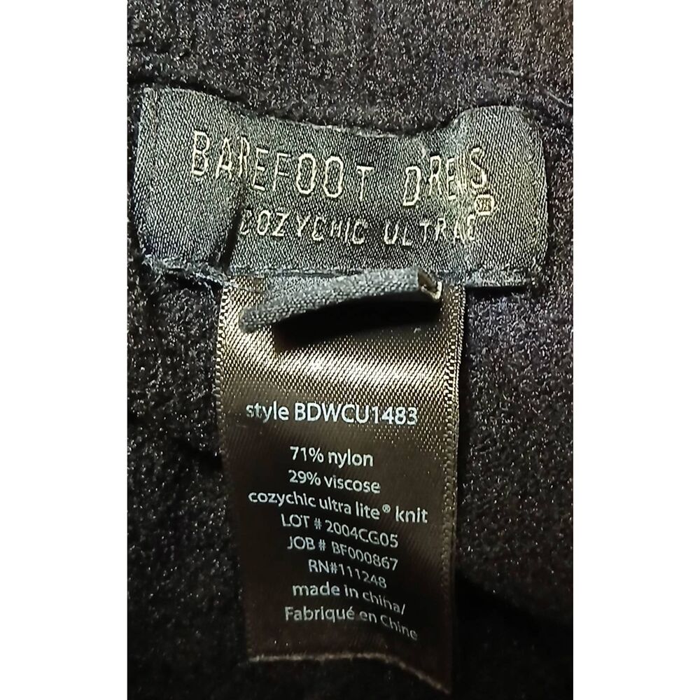 Barefoot dreams womens large. Sweatpants cozy chic black soft cropped - Picture 8 of 8